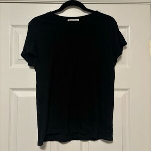 Reformation Jeans Black Tee